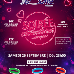 S39 Soirée Célibataires... ou Pas - Samedi 26 Septembre