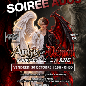 S44 Soirée Ados - Vendredi 30 Octobre